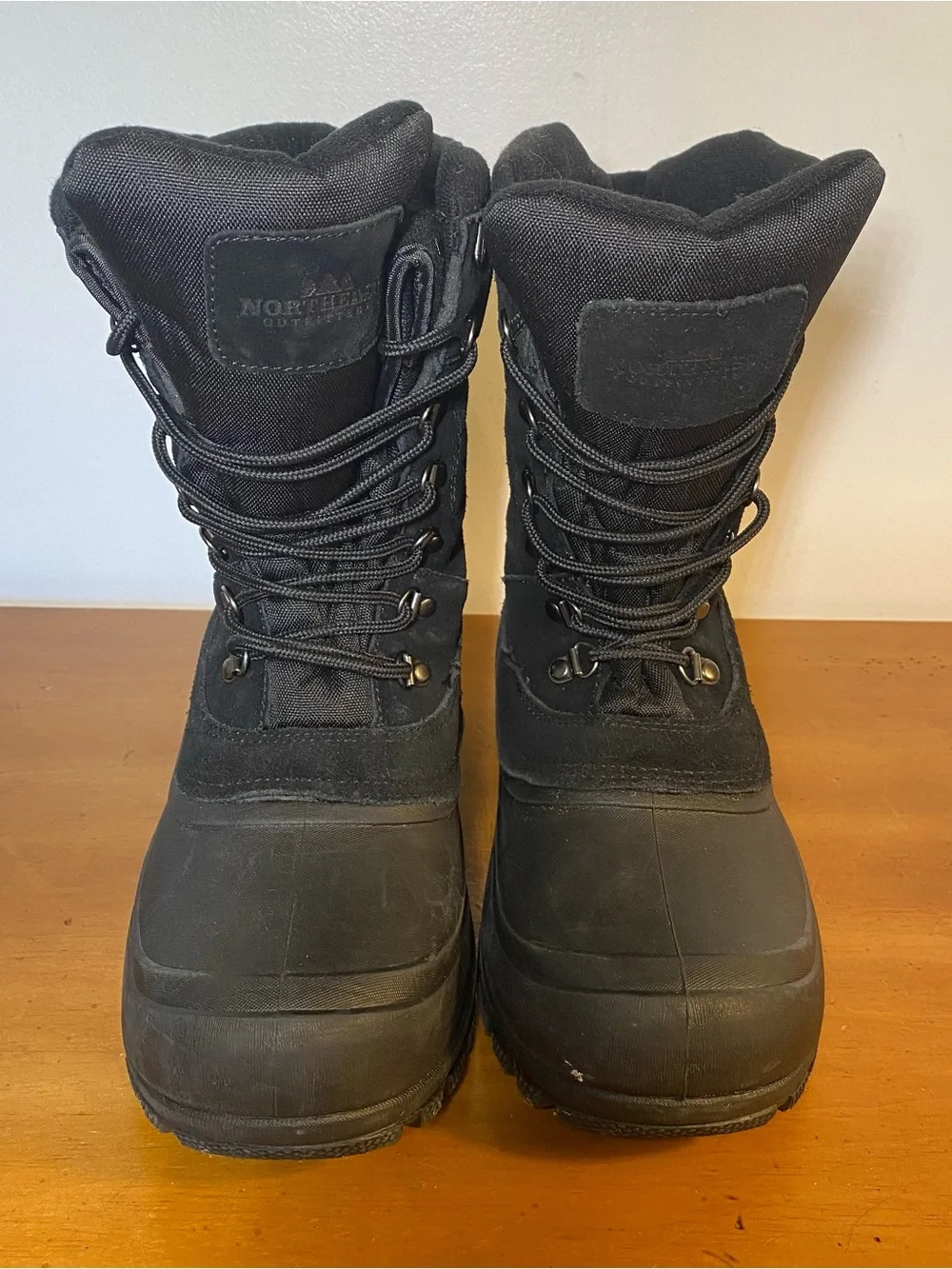 Northeast Outfitters Mens 6 Leather 200g 3M Insulated Pac Boot Snow Winter Black